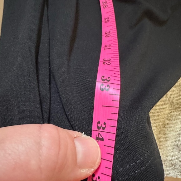 Susana Monaco long sleeve formal Black Dress with scrunched side fitted size L - Picture 8 of 8